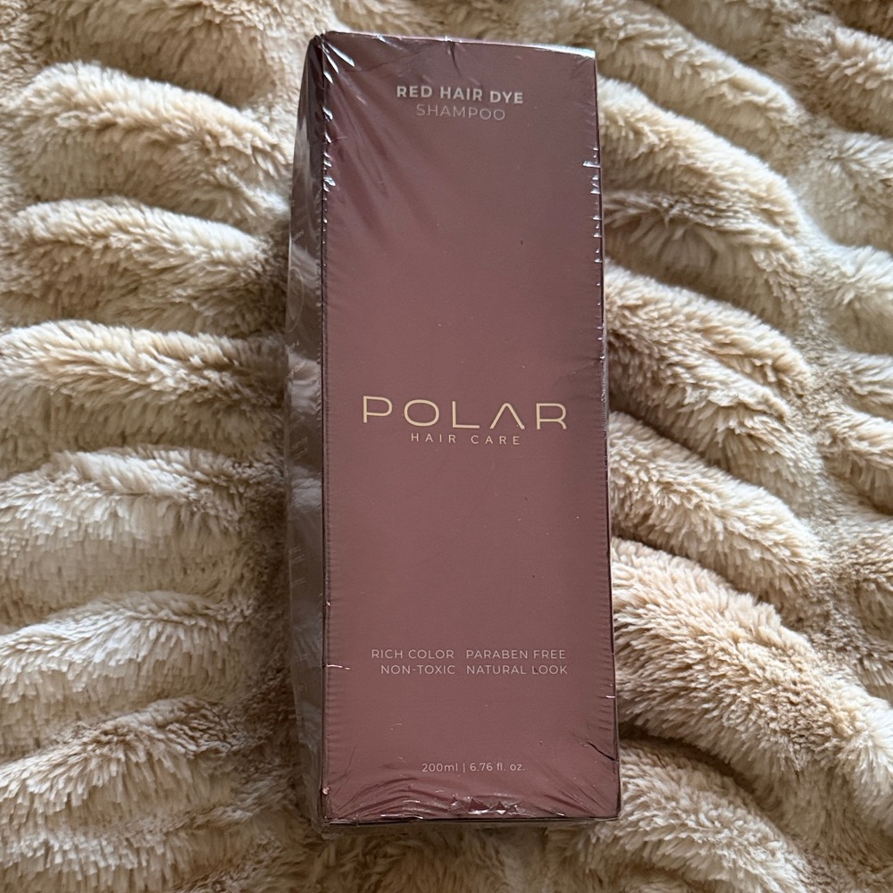 Polar Hair Care Red Hair Dye Shampoo - Dusty Rose Packaging